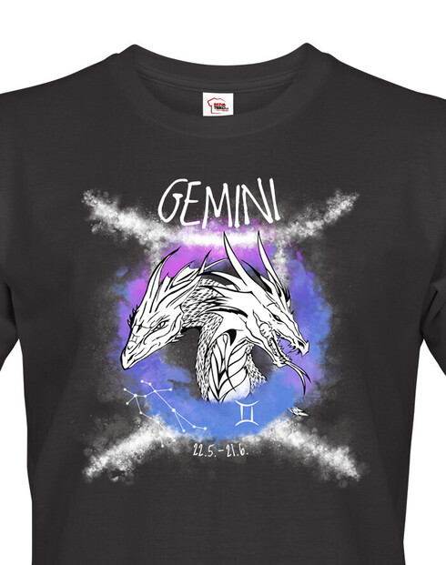 Pánské tričko se znamením zvěrokruhu Blíženci