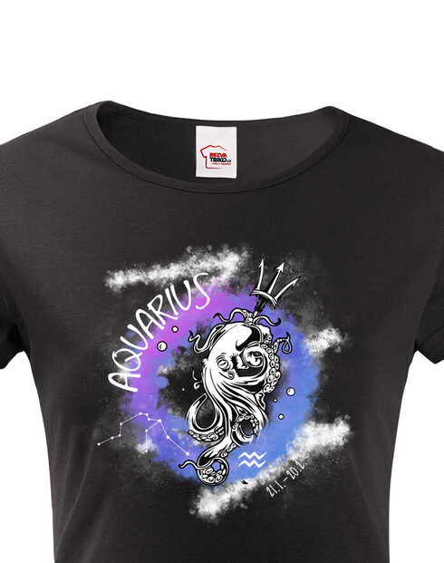Dámské tričko se znamením zvěrokruhu Vodnář