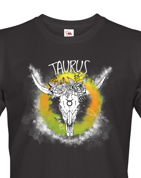 Pánské tričko se znamením zvěrokruhu Býk