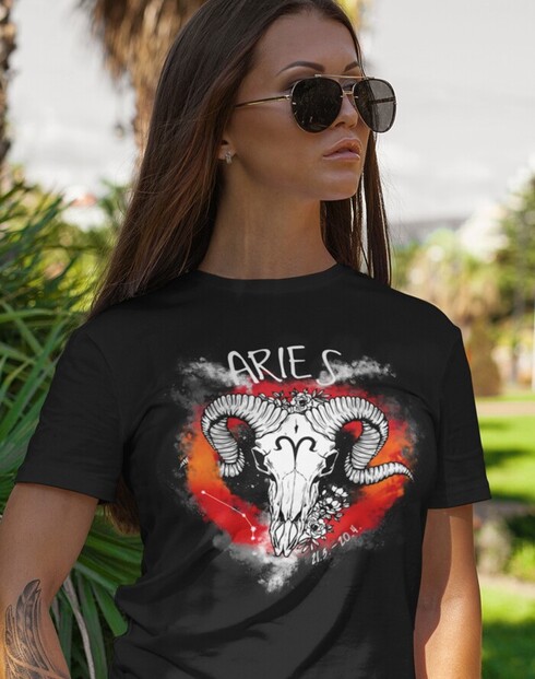 Dámské tričko se znamením zvěrokruhu Beran