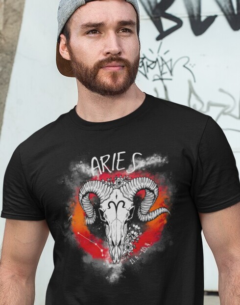 Pánské tričko se znamením zvěrokruhu Beran
