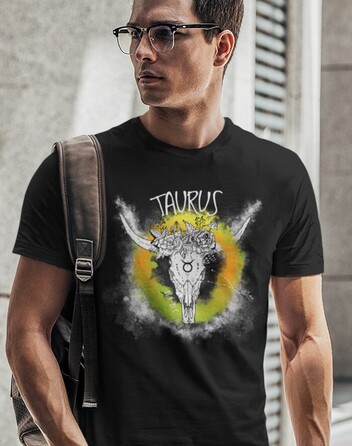 Pánské tričko se znamením zvěrokruhu Býk