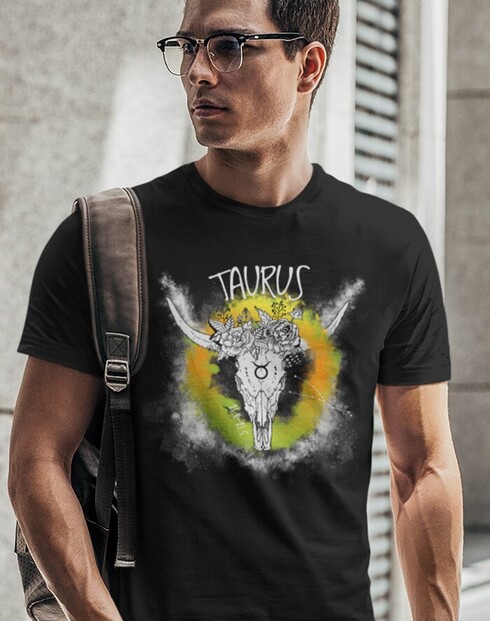 Pánské tričko se znamením zvěrokruhu Býk