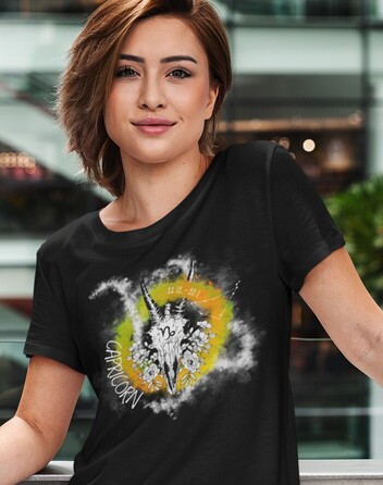 Dámské tričko se znamením zvěrokruhu Kozoroh