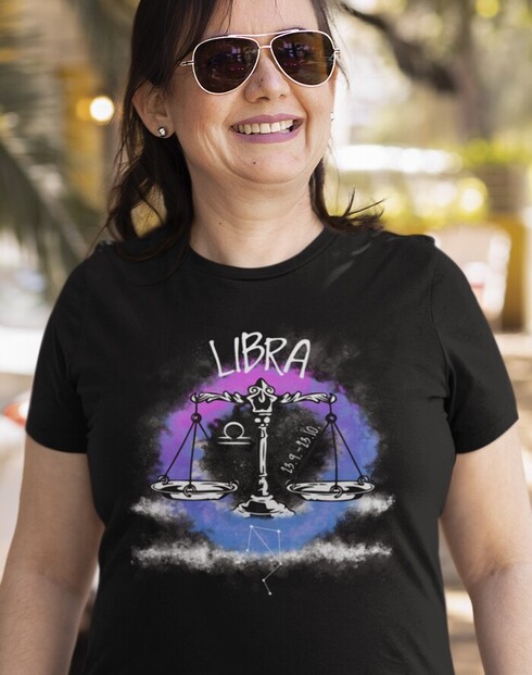 Dámské tričko se znamením zvěrokruhu Váhy