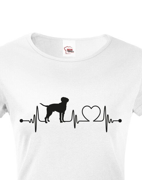Dámské tričko Cane corso tep