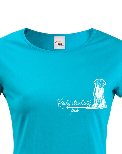 Dámské tričko Český strakatý pes