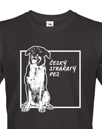 Pánské tričko Český strakatý pes 2