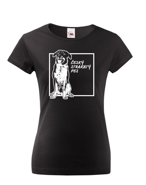 Dámské tričko Český strakatý pes 2
