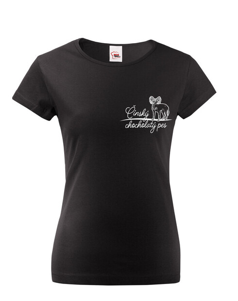 Dámské tričko Čínsky chocholatý pes