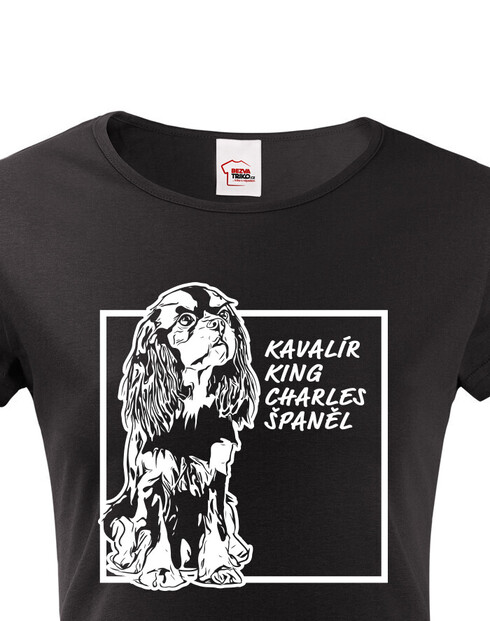 Dámské tričko Kavalír King Charles španěl 2