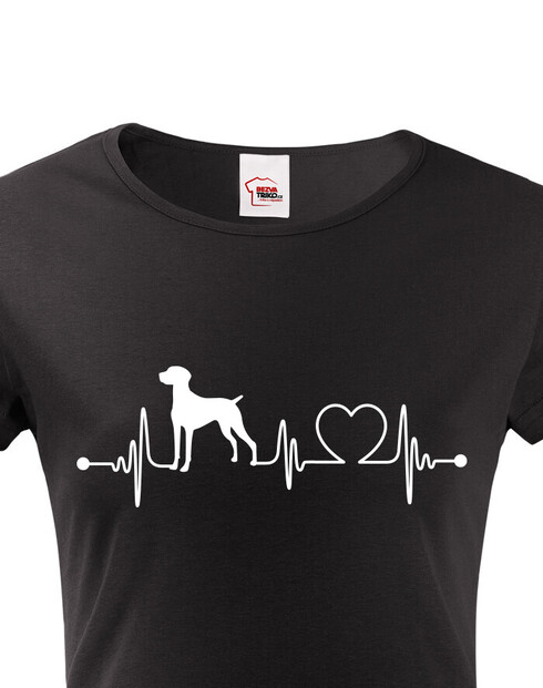 Dámské tričko Maďarský ohař tep