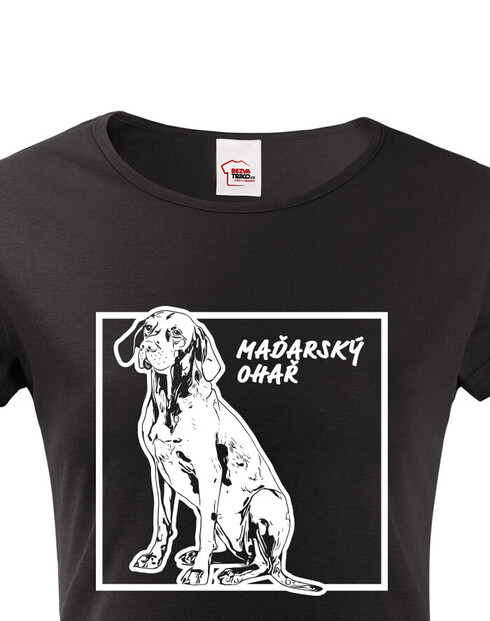 Dámské tričko Maďarský ohař 2