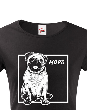 Dámské tričko Mops 2