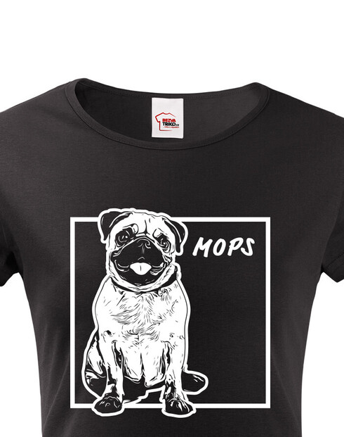 Dámské tričko Mops 2