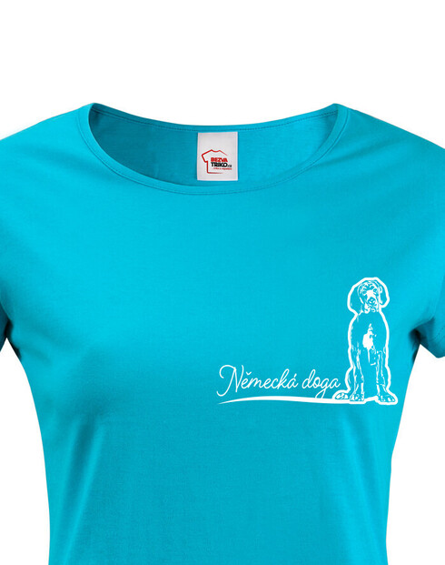 Dámské tričko Německá doga