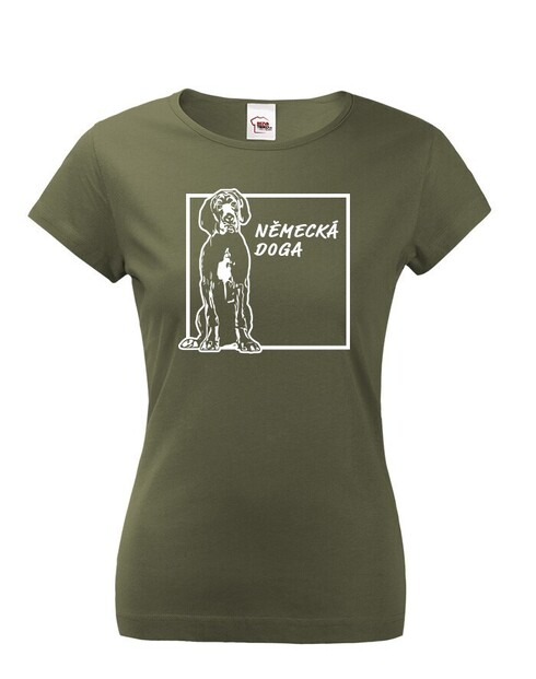 Dámské tričko Německá doga 2