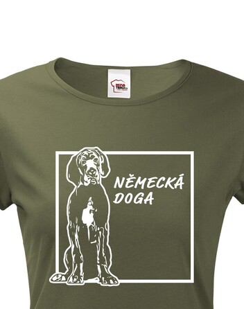 Dámské tričko Německá doga 2