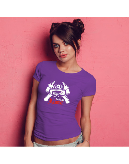 Hasičské tričko Nejlepší hasičská máma