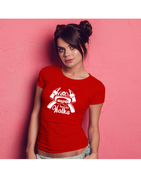 Hasičské tričko Nejlepší hasičská holka