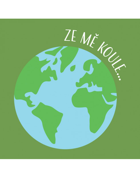 Těhotenské tričko Ze mě koule