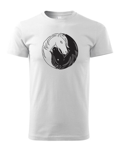 Dětské tričko Jin jang koně