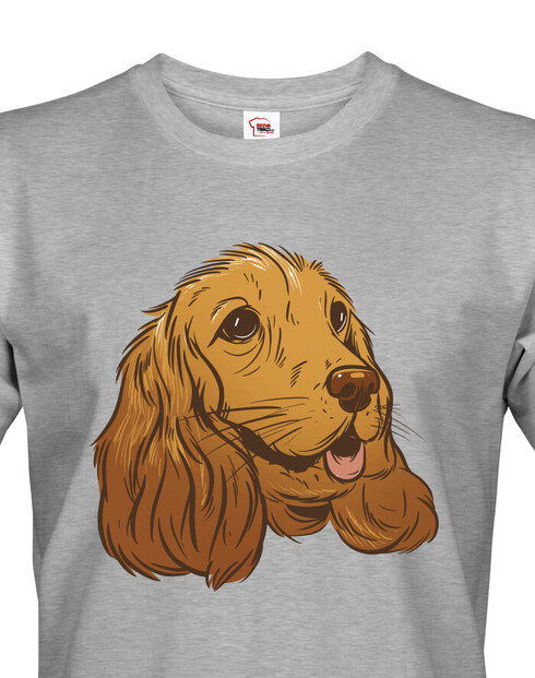 Pánské tričko Kreslený kokršpaněl