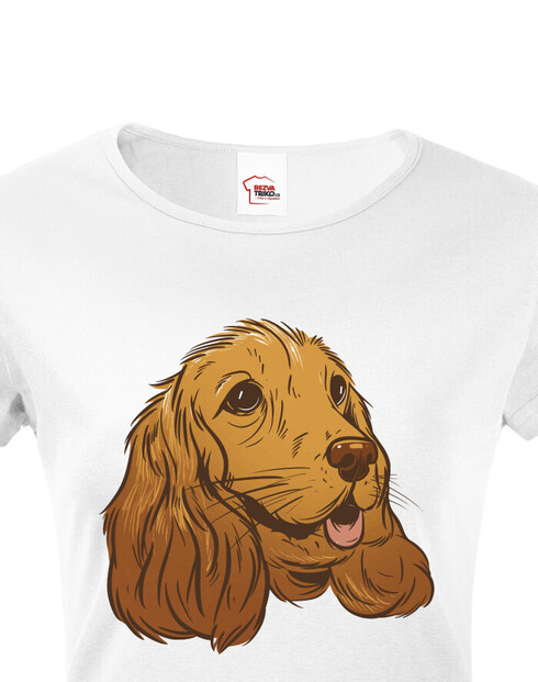 Dámské tričko Kreslený kokršpaněl