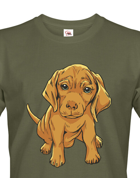 Pánské tričko Štěňátko