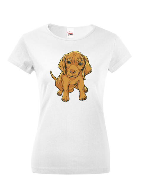 Dámské tričko Štěňátko