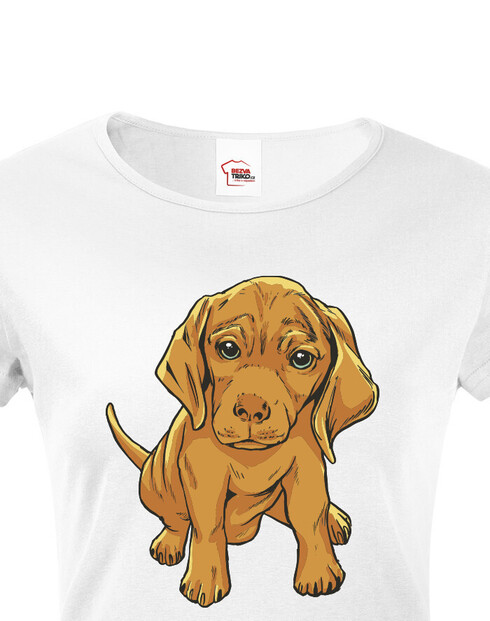 Dámské tričko Štěňátko