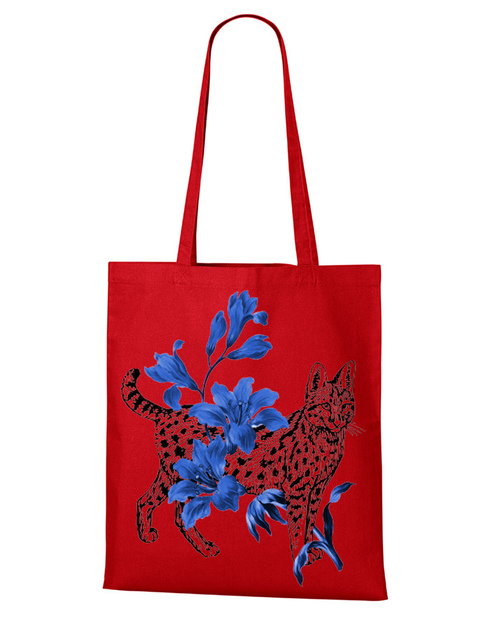 Plátěná tašká Kočka