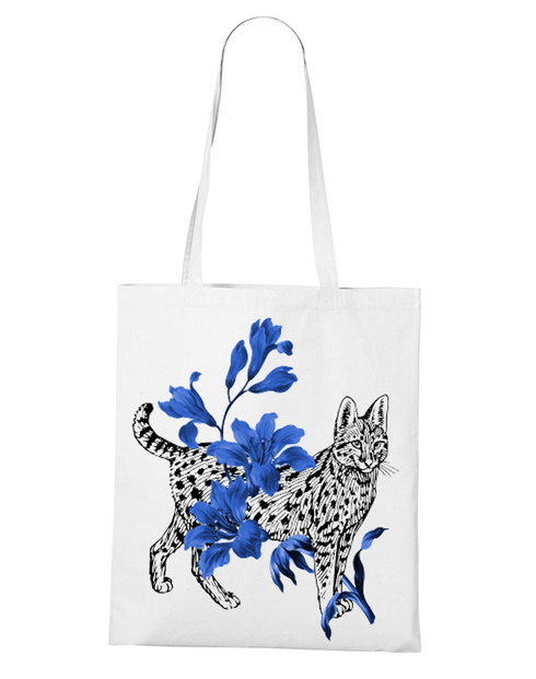 Plátěná tašká Kočka