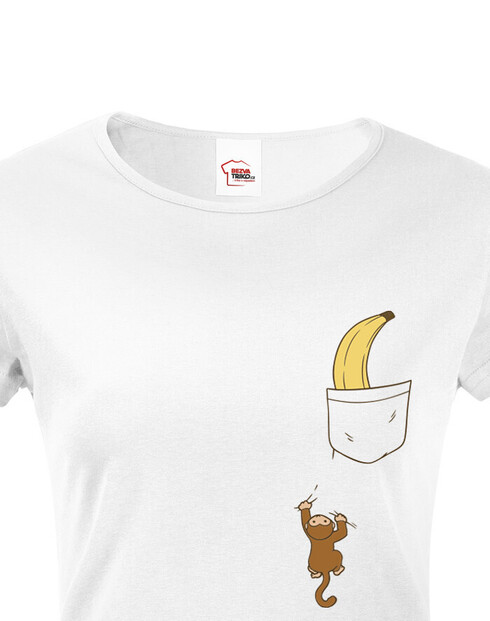 Dámské tričko Banán v kapse