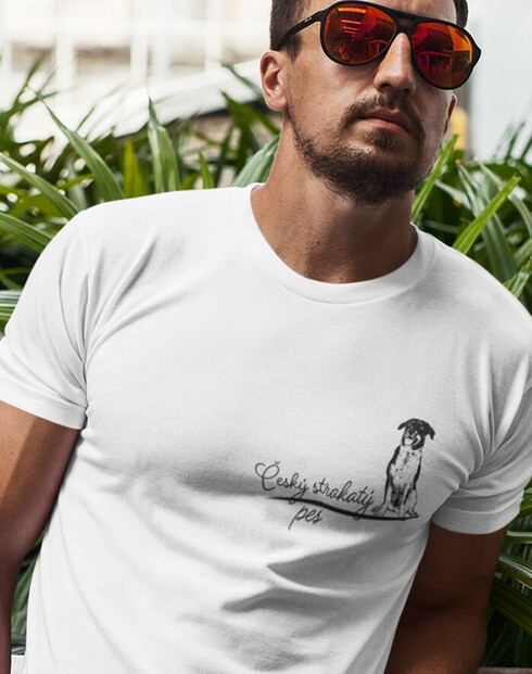 Pánské tričko Český strakatý pes