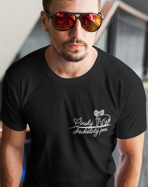 Pánské tričko Čínsky chocholatý pes