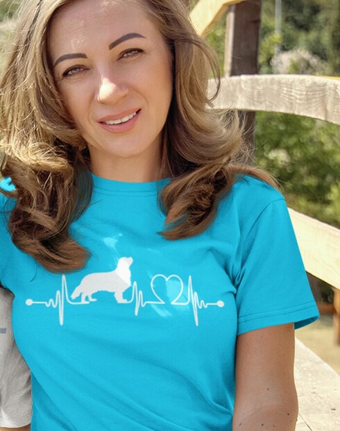 Dámské tričko Kavalír King Charles španěl tep