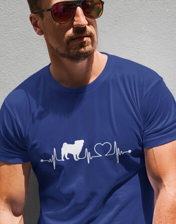 Pánské tričko Mops tep