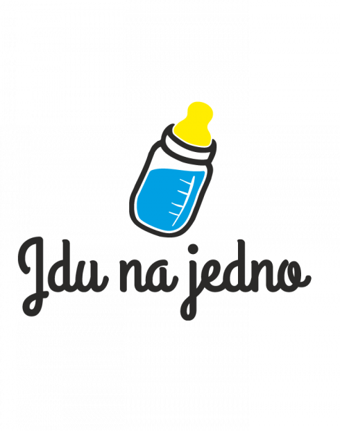 Bodyčko s potiskem Jdu na jedno