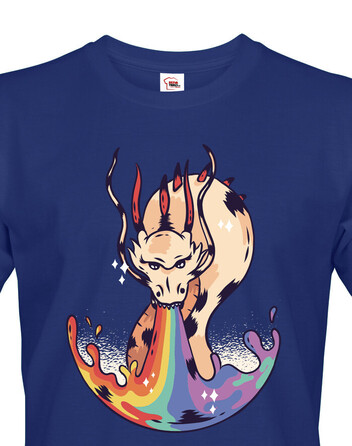 Pánské tričko Duha a drak