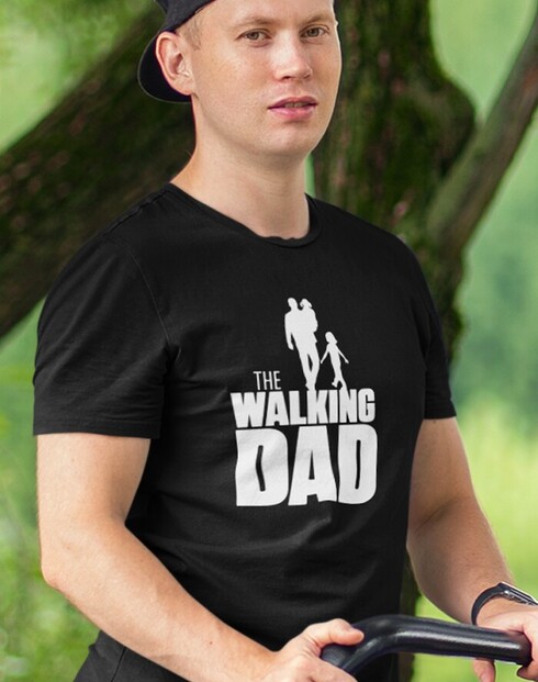 Tričko s potiskem pro tatínky The walking dad