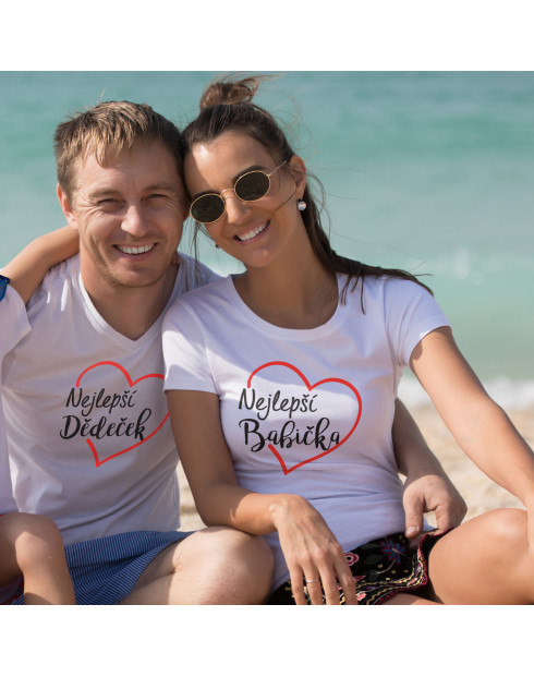 Trička pro nejlepšího dědečka a babičku