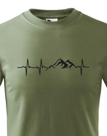 Dětské turistické tričko Tep hory