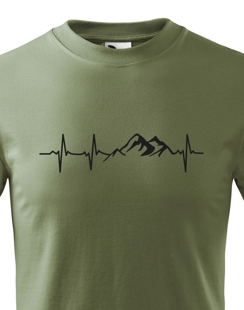 Dětské turistické tričko Tep hory