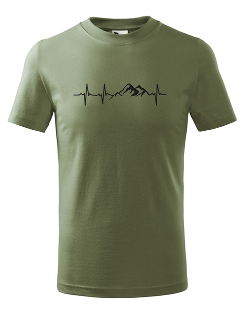 Dětské turistické tričko Tep hory