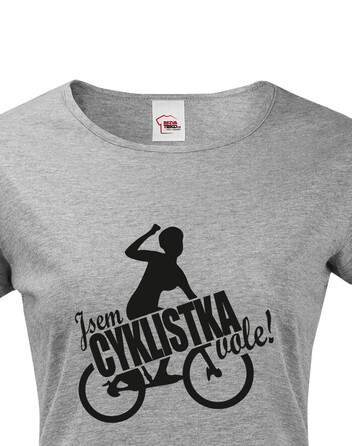 Dámské tričko Jsem cyklistka vole!