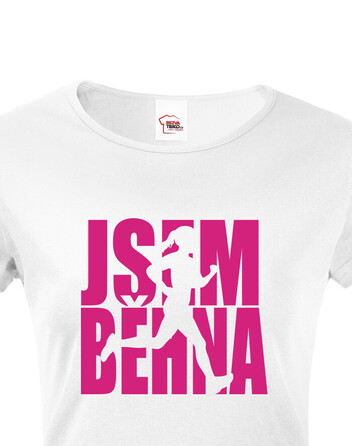 Dámské tričko Jsem běhna