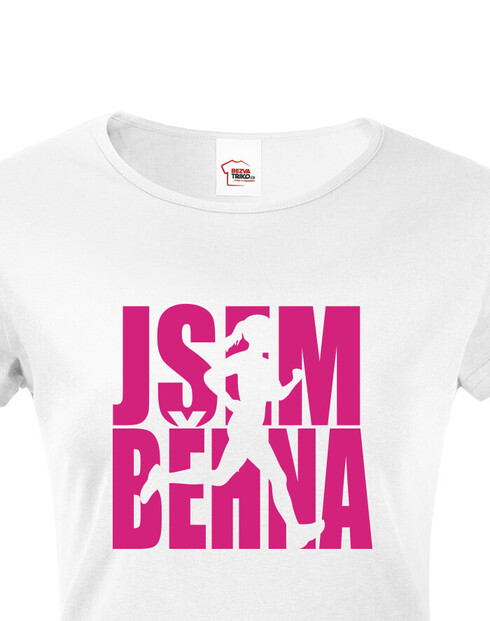 Dámské tričko Jsem běhna