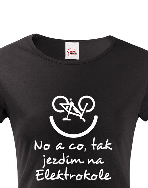Dámské tričko Elektrokolo