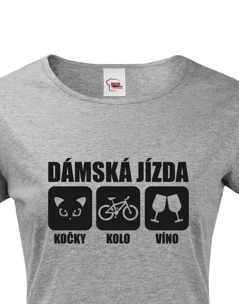 Dámské tričko Dámská jízda